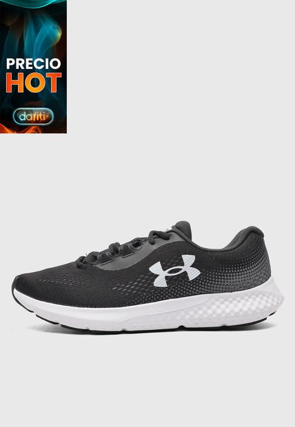 Tenis Running Negro-Blanco UNDER ARMOUR Charged Rogue 4