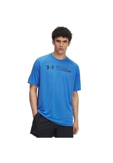 Camiseta Hombre Under Armour TECH REFLECTIVE SS Azul Under Armour