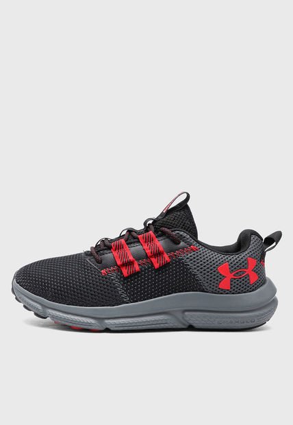 Tenis Running Negro-Gris-Rojo UNDER ARMOUR Charged Assert 5050