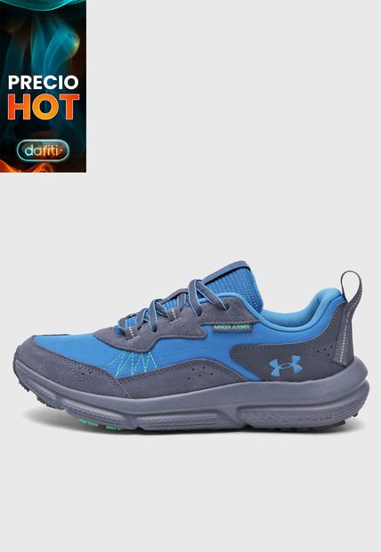 Tenis Trail Running Gris-Azul-Verde UNDER ARMOUR Charged Verssert 2