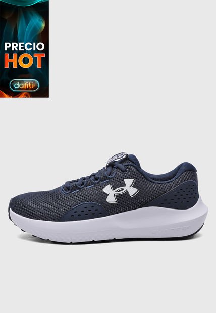 Tenis Running Azul Navy-Blanco UNDER ARMOUR Charged Surge 4