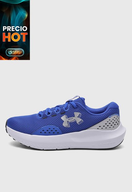 Tenis Running Azul-Blanco UNDER ARMOUR Charged Surge 4