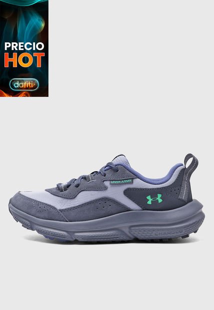 Tenis Running Gris-Celeste-Lavanda UNDER ARMOUR Charged Verssert 2