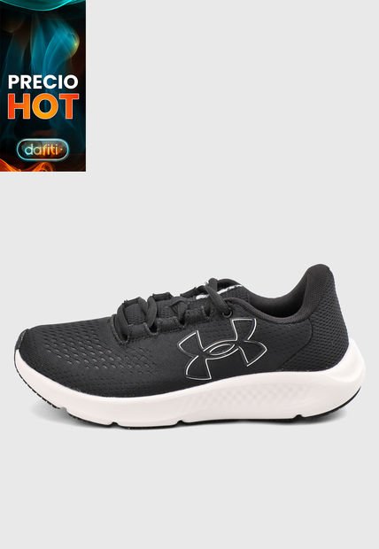 Tenis Running Negro-Blanco UNDER ARMOUR Charged Pursuit 3 BL