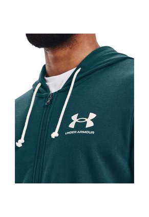 Hoddie Under Armour Rival Terry-Verde