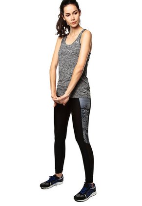 Camiseta Esqueleto Negra Under Armour W Tech Tank - Twist