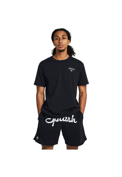 Camiseta Hombre UNDER ARMOUR CURRY EMB SPLASH TEE Negro Under Armour