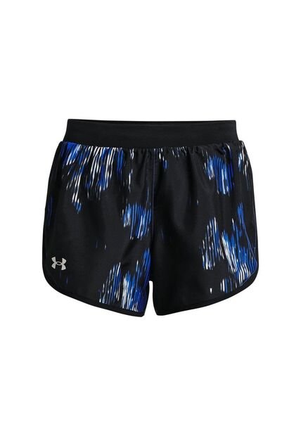 Short Under Armour Fly By 2 0 Printed Mujer-Negro