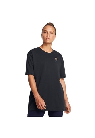 Camiseta UA W HWOS FLOWER EMB SS Mujer 1386852-001-N11 Under Armour Under Armour
