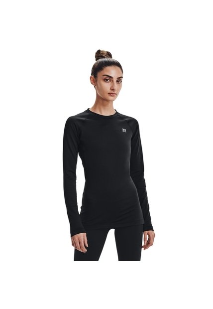 Camiseta Compresión UA CG Authentics Crew Mujer 1368701-001-N11 Under Armour