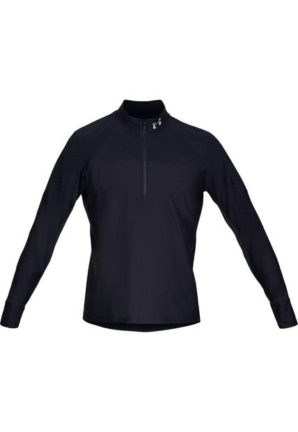 Sueter Under Armour Qualifier Para Hombre-Negro