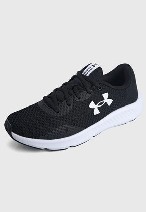 Tenis Running Negro-Blanco UNDER ARMOUR Charged Pursuit 3