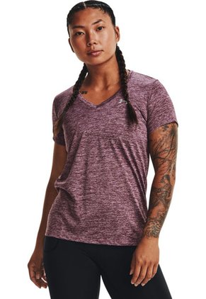 Camiseta Techv - Twist Para Mujer Under Armour Purpura 1258568-554-6PV Under Armour