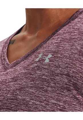 Camiseta Techv - Twist Para Mujer Under Armour Purpura 1258568-554-6PV Under Armour