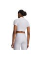 Camiseta Mujer Under Armour HEATGEAR CROP MCK SS Blanco Under Armour de Under Armour