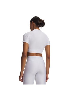 Camiseta Mujer Under Armour HEATGEAR CROP MCK SS Blanco Under Armour