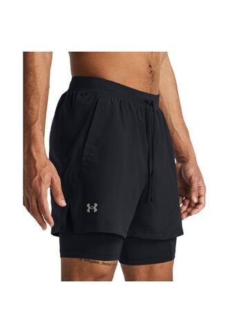 Short Hombre UNDER ARMOUR LAUNCH 5 2N1 Negro Under Armour Under Armour