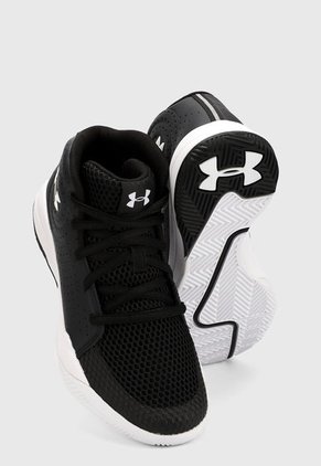 Tenis Basketball Negro-Blanco UNDER ARMOUR UA Jet 2019