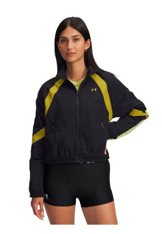 Chaqueta Mujer Under Armour ICON CRINKLE JACKET Negro Under Armour Under Armour