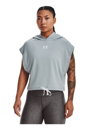 Saco Azul Mujer UA RIVAL TERRY SS HO 1376997-465-BIV Under Armour