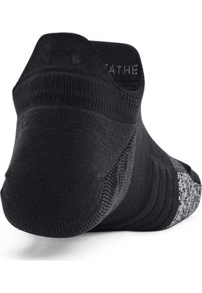 Medias Breathe 2 No Show Tab 2pk Para Mujer Negro 1370096-001-N11 Under Armour