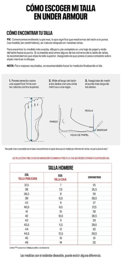 Zapatillas UA Micro G Pursuit BP HOMBRE 3021953-002-N11 Under Armour de Under Armour