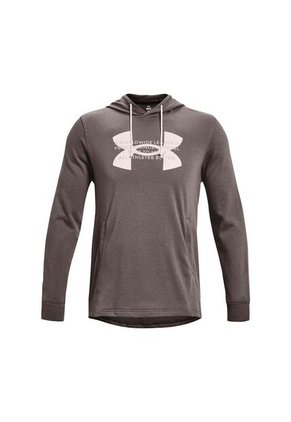 Hoodie Under Armour Rival Terry Logo-Gris Oscuro