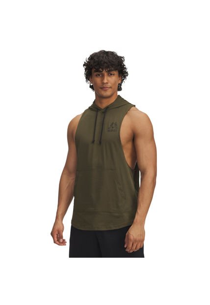 Camiseta Hombre Under Armour PJT RCK SL HD Verde Under Armour