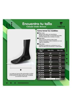 ZAPATILLAS UNDER ARMOUR HOMBRE PHADE RN 2 - 3024880-001