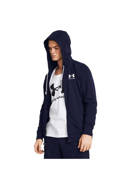 Buzo Hombre Under Armour RIVAL TERRY LC FZ Azul Under Armour