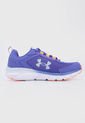 Tenis Running Violeta-Blanco-Naranja Neón UNDER ARMOUR KIDS  Assert 9 de Under Armour