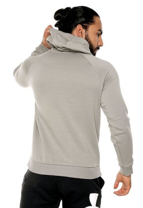 Hoodie Gris-Negro UNDER ARMOUR