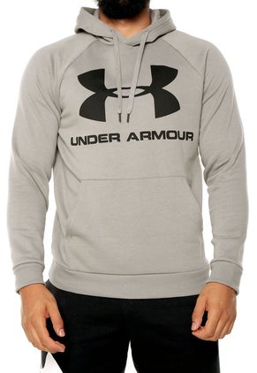Hoodie Gris-Negro UNDER ARMOUR