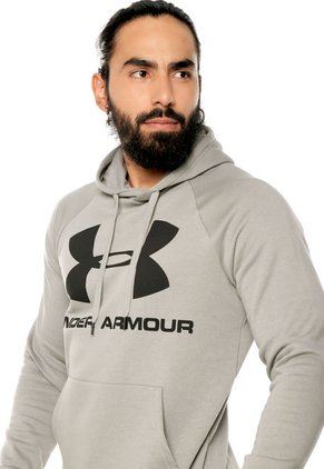 Hoodie Gris-Negro UNDER ARMOUR