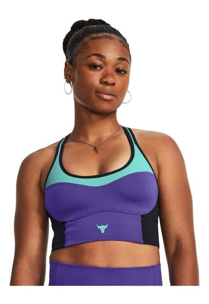 Sujetador Mujer UNDER ARMOUR PJT RCK LTS GO LL NF Purpura Under Armour
