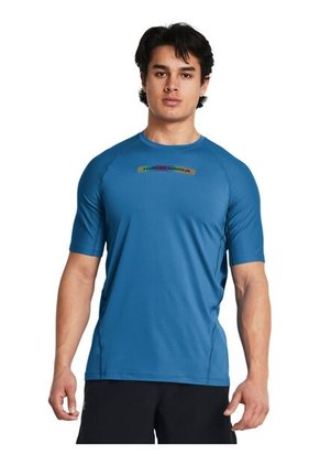 Camiseta Hombre UNDER ARMOUR SMARTFRM RUSH 20 SS Azul Under Armour