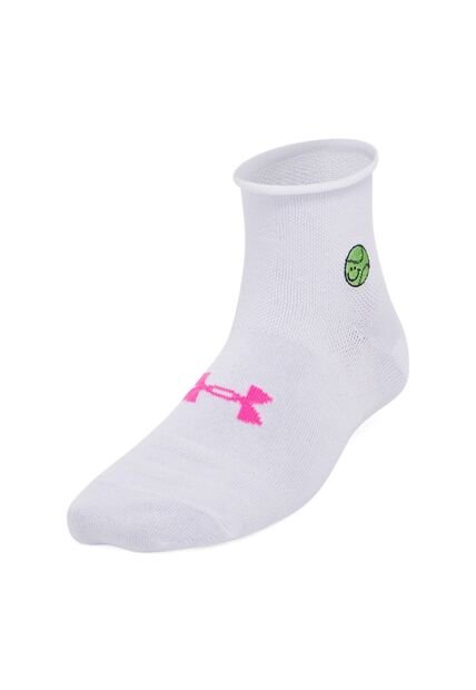 Medias Mujer UNDER ARMOUR W ESSENTL NOV 3P QTR Blanco Under Armour