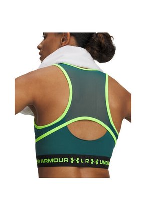 Sujetador Mujer Under Armour HEATGEAR MESH TANK Verde Under Armour