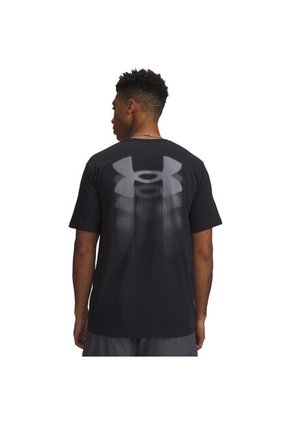 Camiseta Hombre Under Armour M BLUR LOGO SS Negro Under Armour