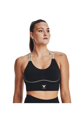 Sujetador Mujer UNDER ARMOUR PJT ROCK INFTY MID B Negro Under Armour