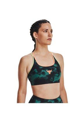 Sujetador Verde Mujer PJT RCK CRSBCK PT BR 1377953-722-5VR Under Armour