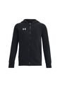 Buzo Niño Under Armour Rival Flce Fz Hoodie Negro Under Armour de Under Armour