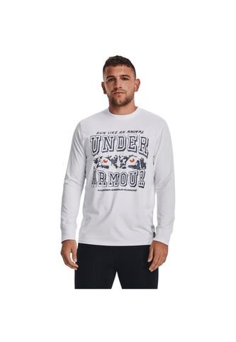 Camiseta Hombre UNDER ARMOUR RUN LIKE A LONG SLEE Blanco Under Armour Under Armour