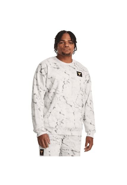 Saco Hombre UNDER ARMOUR PJT RCK RVAL FLC CRW Verde Under Armour