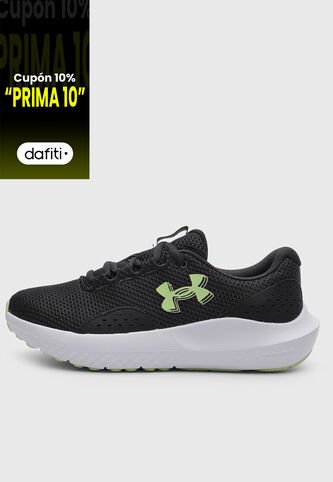 Tenis Running Under Armour Charged Surge 4  Negro Under Armour