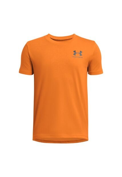 Camiseta Niño Under Armour Sportstyle Left Ches Naranja Under Armour