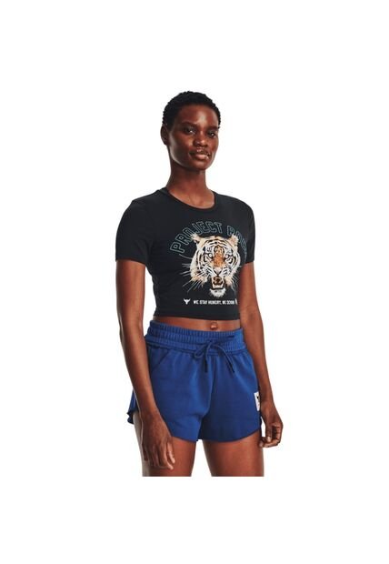 Camiseta Mujer UNDER ARMOUR PJT RCK STAY HUNGRY Negro Under Armour