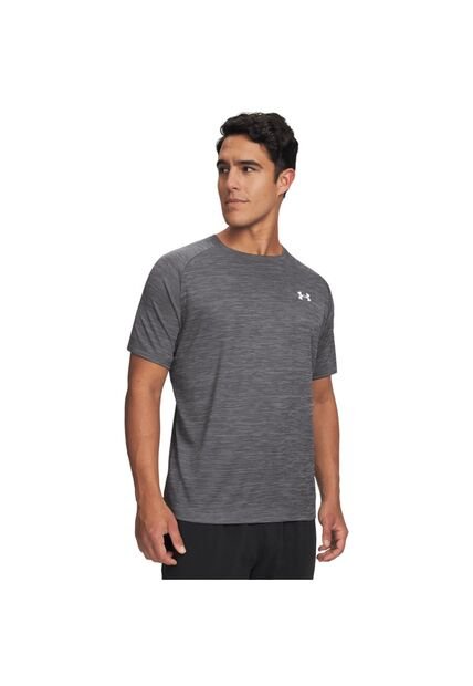 Camiseta Hombre Under Armour UA TECH TEXTURED SS Gris Under Armour