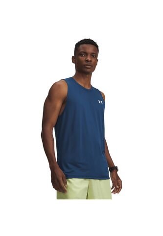 Camiseta Sin Mangas Hombre Under Armour TECH TANK Azul Under Armour Under Armour
