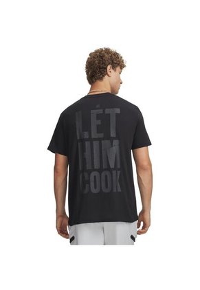 Camiseta Hombre Under Armour CURRY LET HIM CK TEE Negro Under Armour